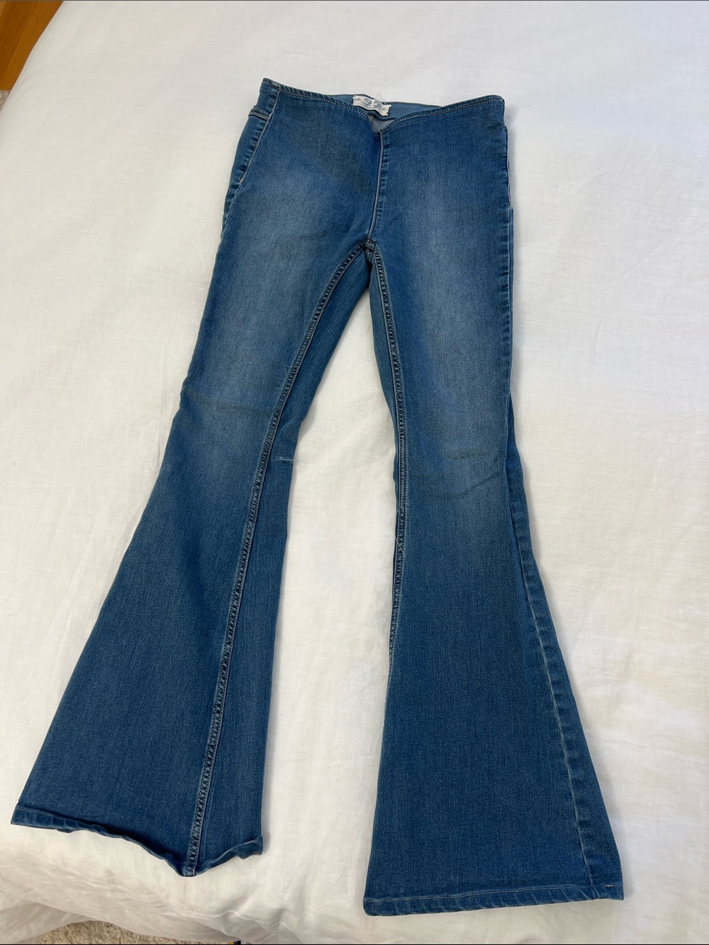 We the free wide flare stretch Jeans